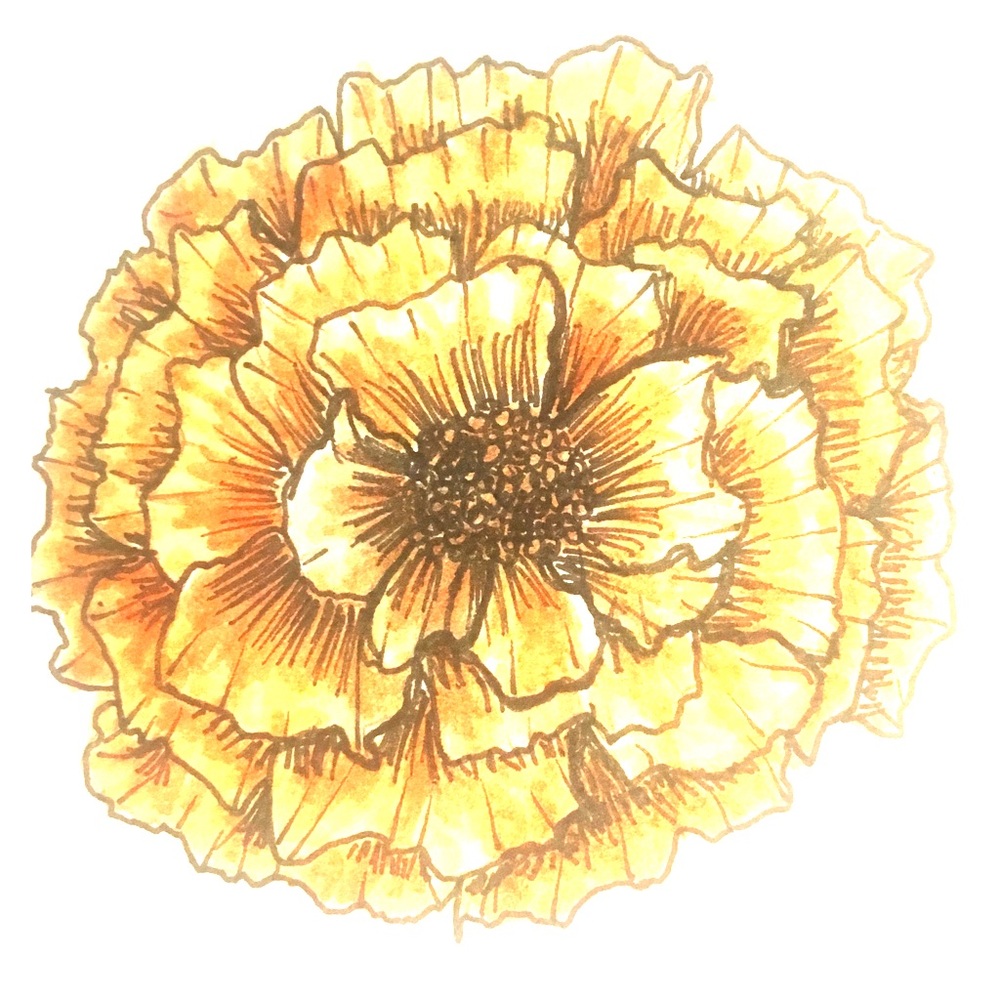 Custom stylized flowers